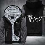 RN Nurse Heart Beat Hoodie