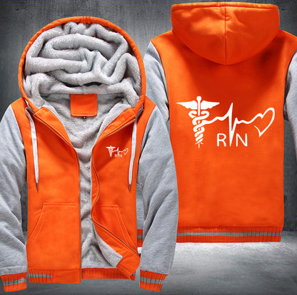 RN Nurse Heart Beat Hoodie