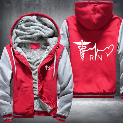 RN Nurse Heart Beat Hoodie