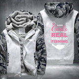 Real Girls Go Fishing Fleece Jacket