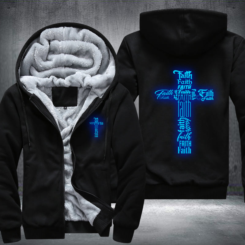 Faith Cross Fleece Hoodie