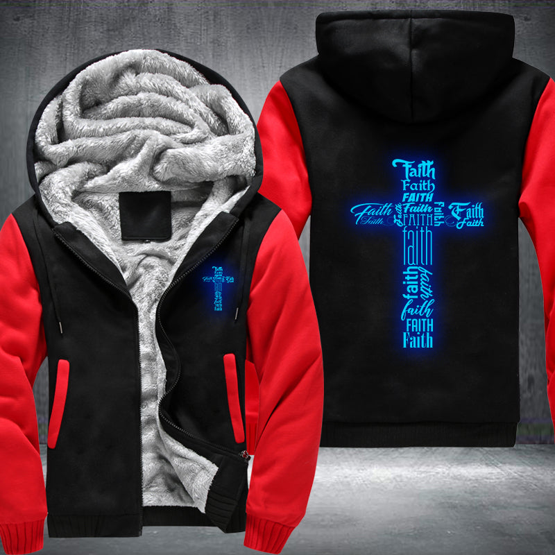 Faith Cross Fleece Hoodie