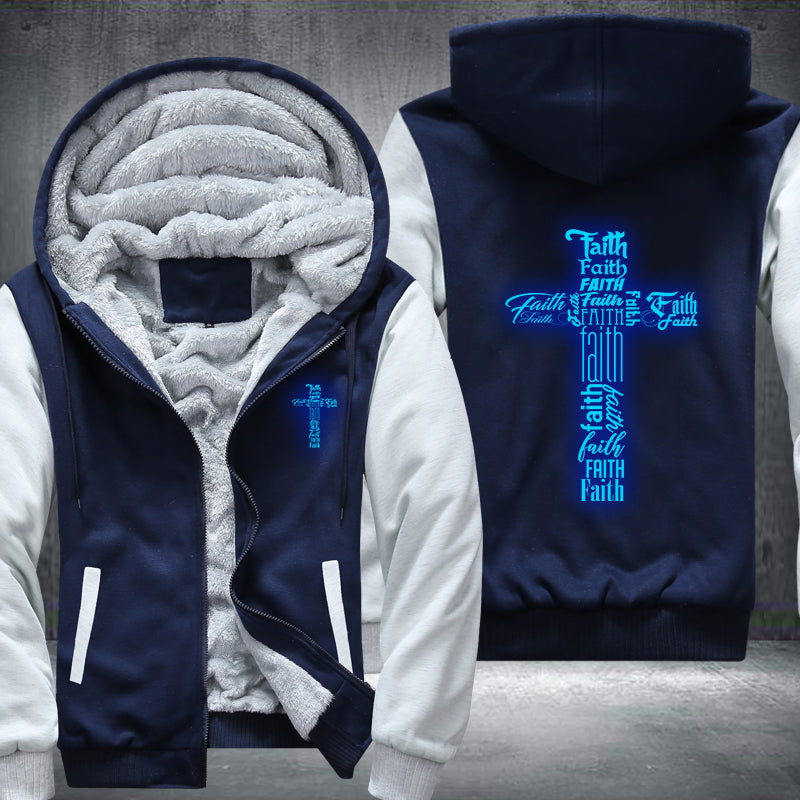 Faith Cross Fleece Hoodie