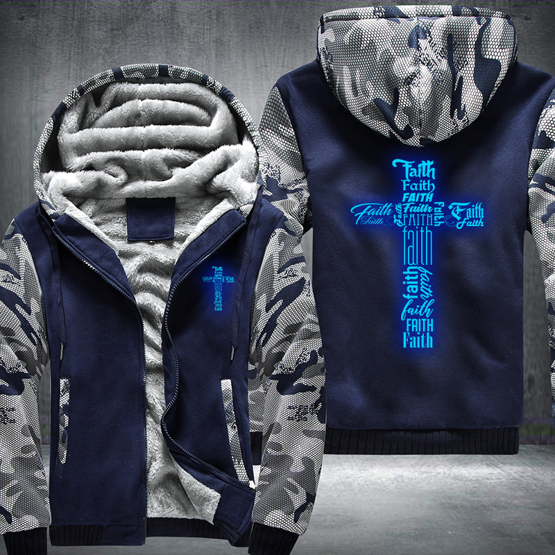 Faith Cross Fleece Hoodie