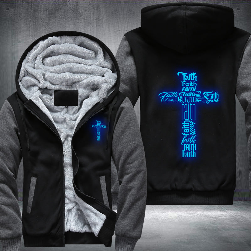 Faith Cross Fleece Hoodie