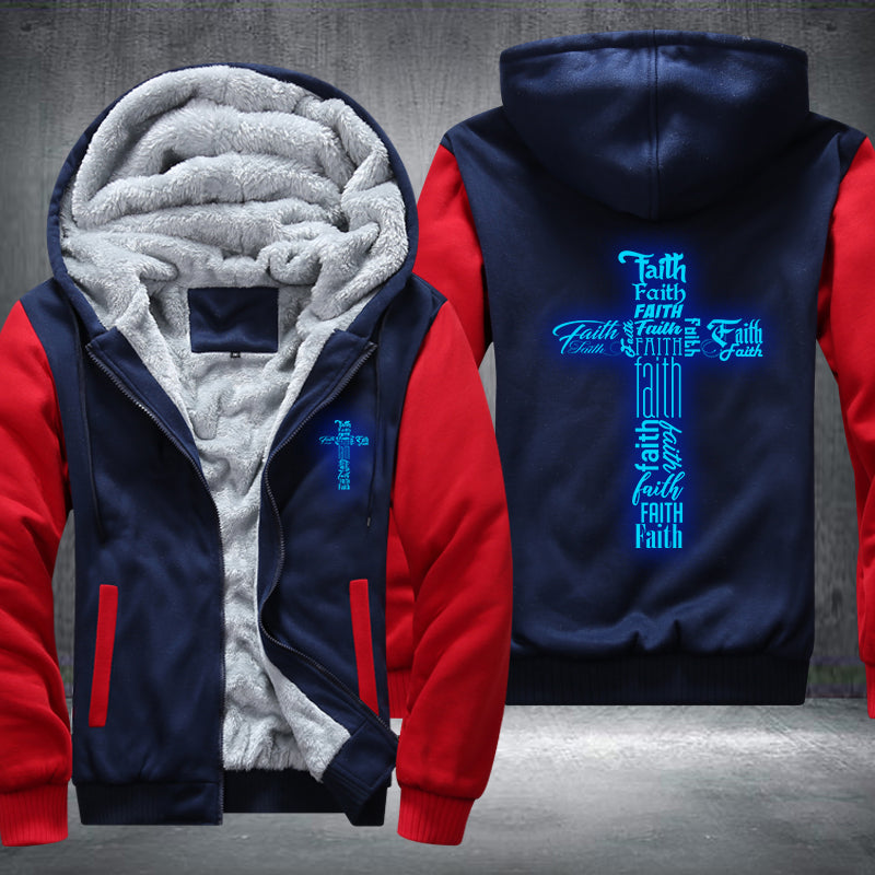 Faith Cross Fleece Hoodie