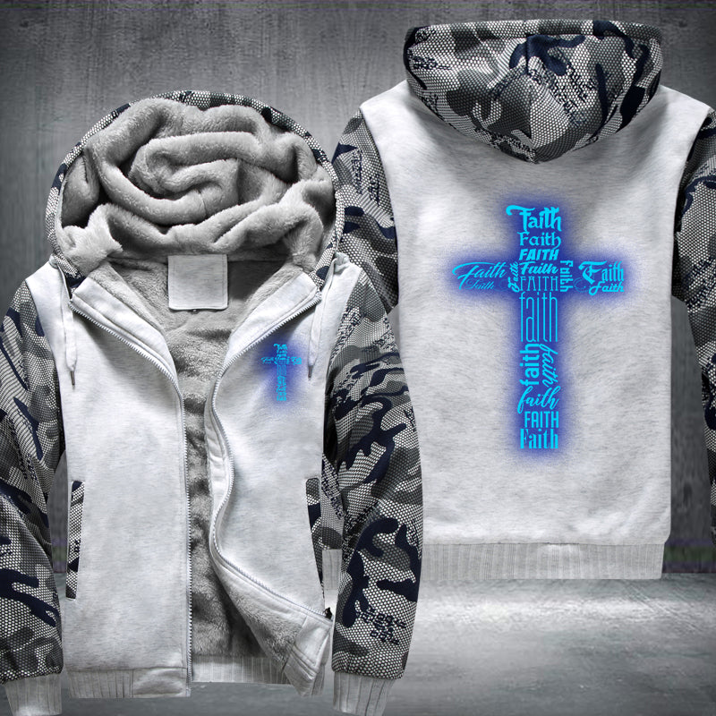 Faith Cross Fleece Hoodie