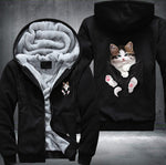 Kitten Cat In Pocket Hoodie