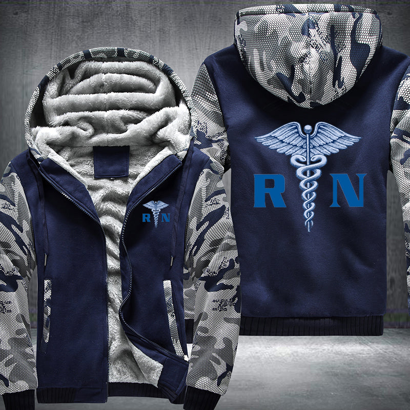 Blue RN Fleece Hoodie