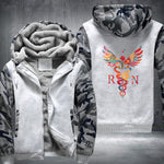 RN Abstract Nurse Fleece Hoodie