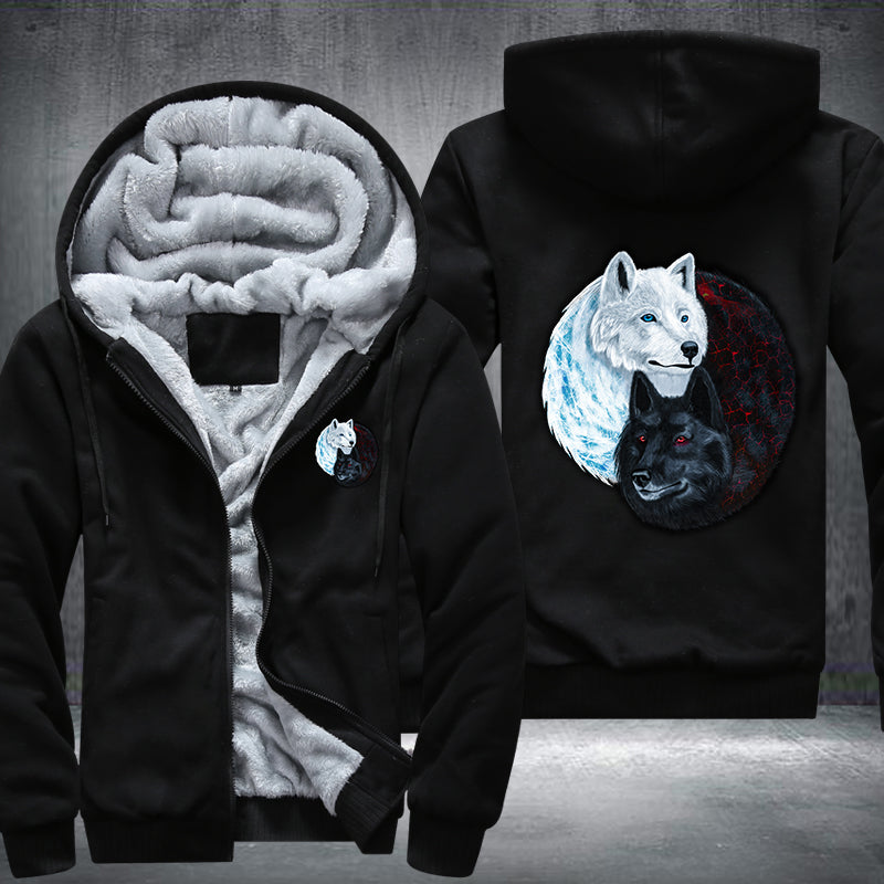 Yin-Yang Wolf Hoodie