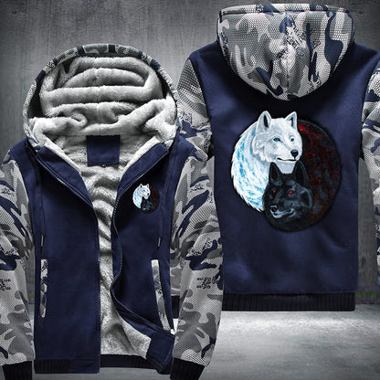 Yin-Yang Wolf Hoodie