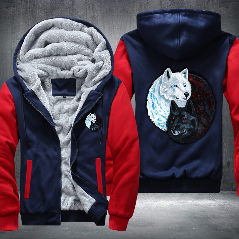 Yin-Yang Wolf Hoodie