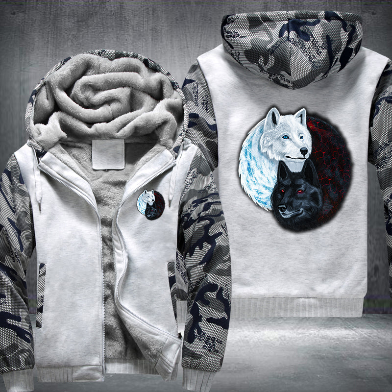 Yin-Yang Wolf Hoodie