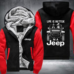 In A 4 x 4 Fleece Jacket