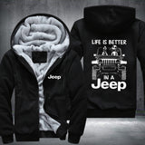 In A 4 x 4 Fleece Jacket