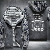 In A 4 x 4 Fleece Jacket