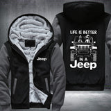 In A 4 x 4 Fleece Jacket