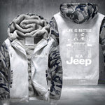 In A 4 x 4 Fleece Jacket