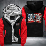 USA Skull Fleece Jacket