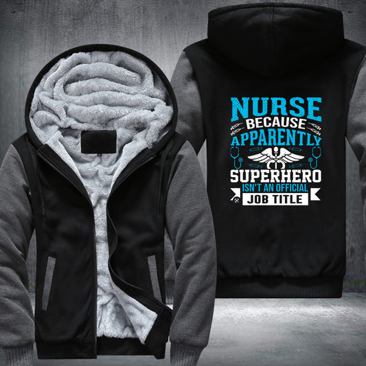 Nurse Superhero Fleece Jacket