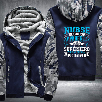 Nurse Superhero Fleece Jacket
