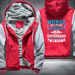 Nurse Superhero Fleece Jacket