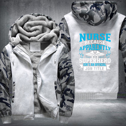 Nurse Superhero Fleece Jacket