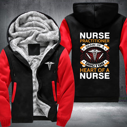 Heart Of A Nurse Fleece Jacket