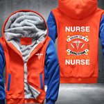 Heart Of A Nurse Fleece Jacket