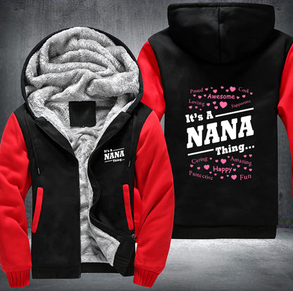 Nana Grandma Fleece Hoodie