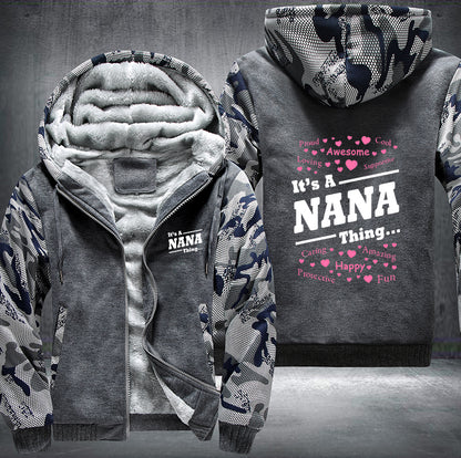 Nana Grandma Fleece Hoodie