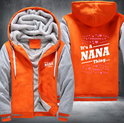 Nana Grandma Fleece Hoodie