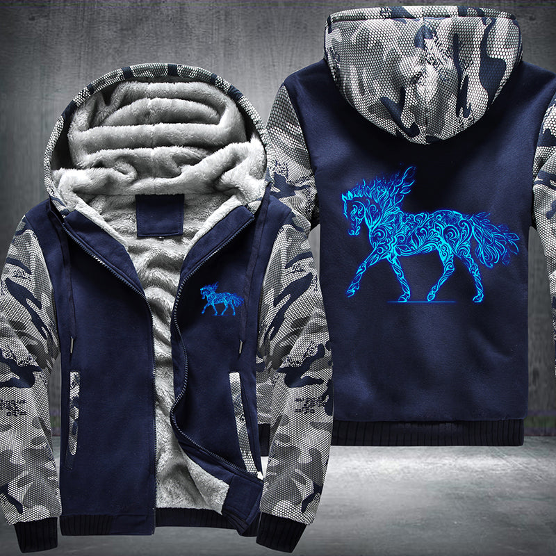 Luminous Horse Hoodie