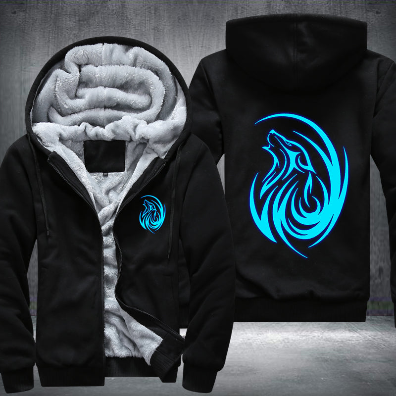 Luminous Wolf Hoodie