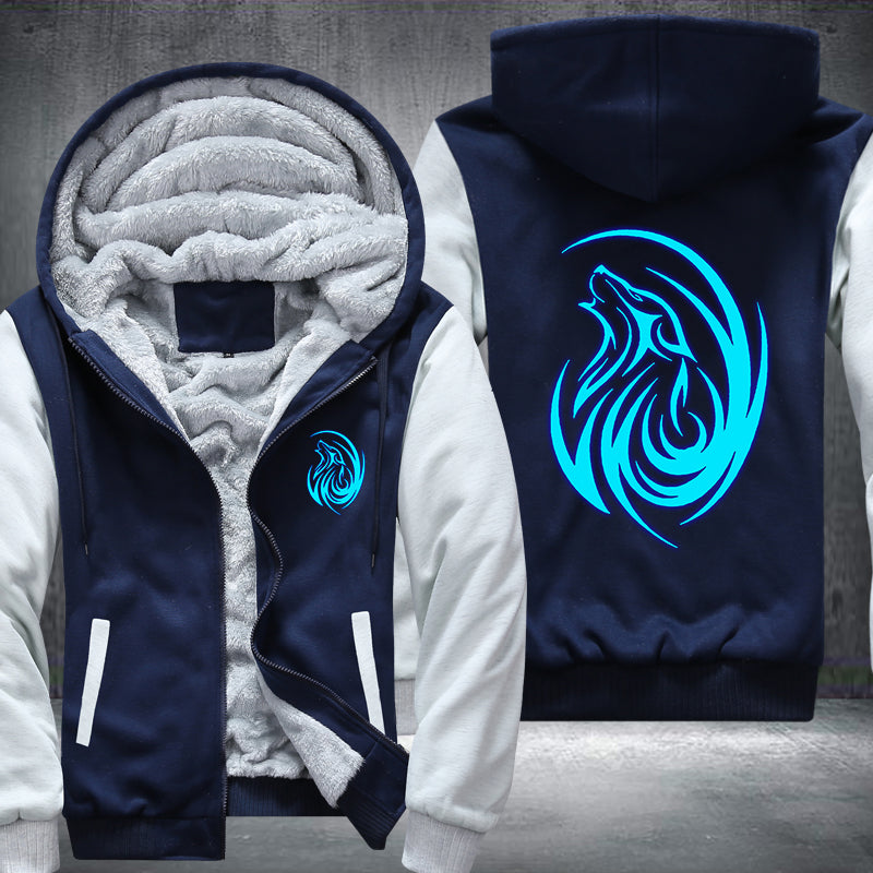 Luminous Wolf Hoodie