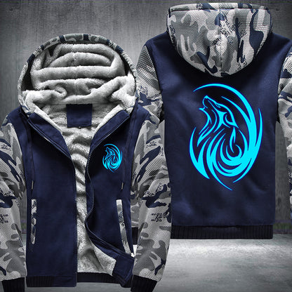 Luminous Wolf Hoodie