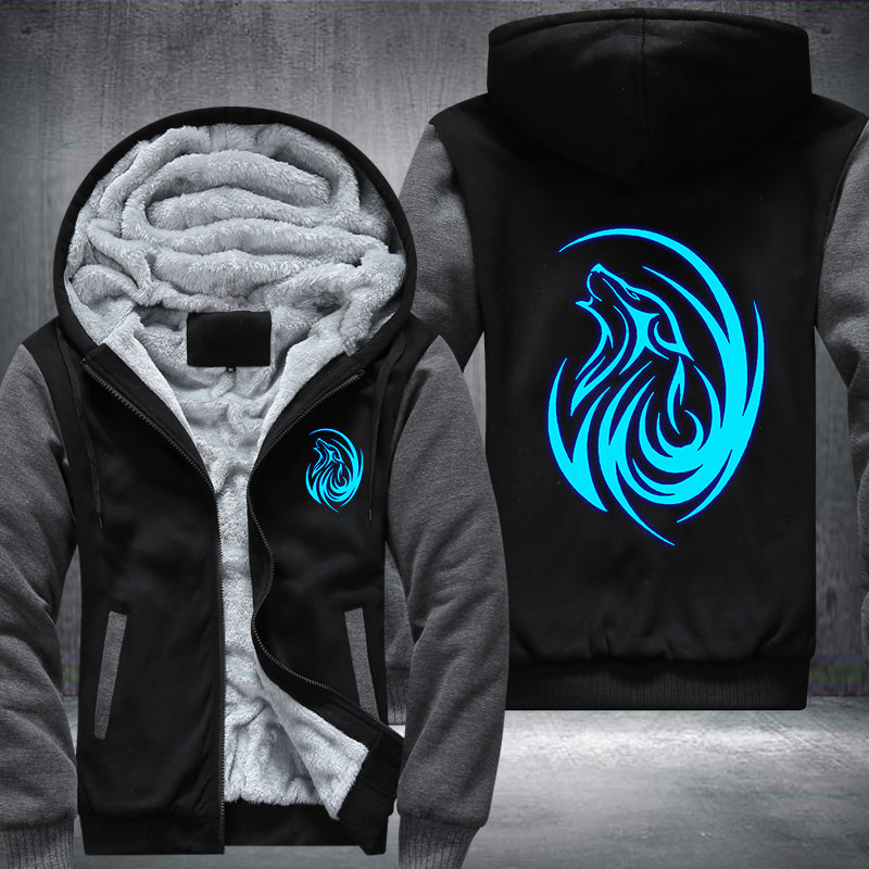 Luminous Wolf Hoodie