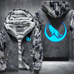 Luminous Howling Wolf Hoodie