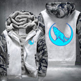 Luminous Howling Wolf Hoodie