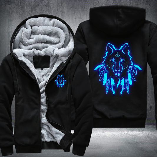 Luminous Wolf Hoodie