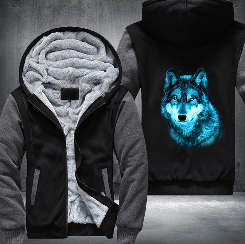 Blue Wolf Fleece Jacket