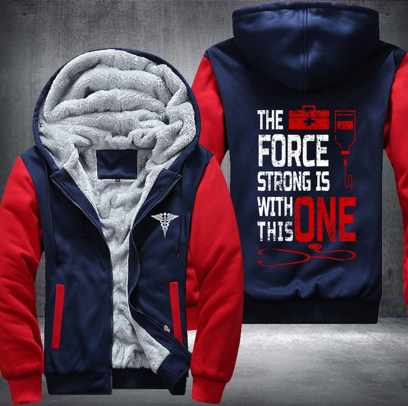 Doctor the force strong is with this one Fleece Jacket