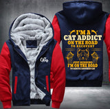 I'm a Cat Addict Fleece Jacket