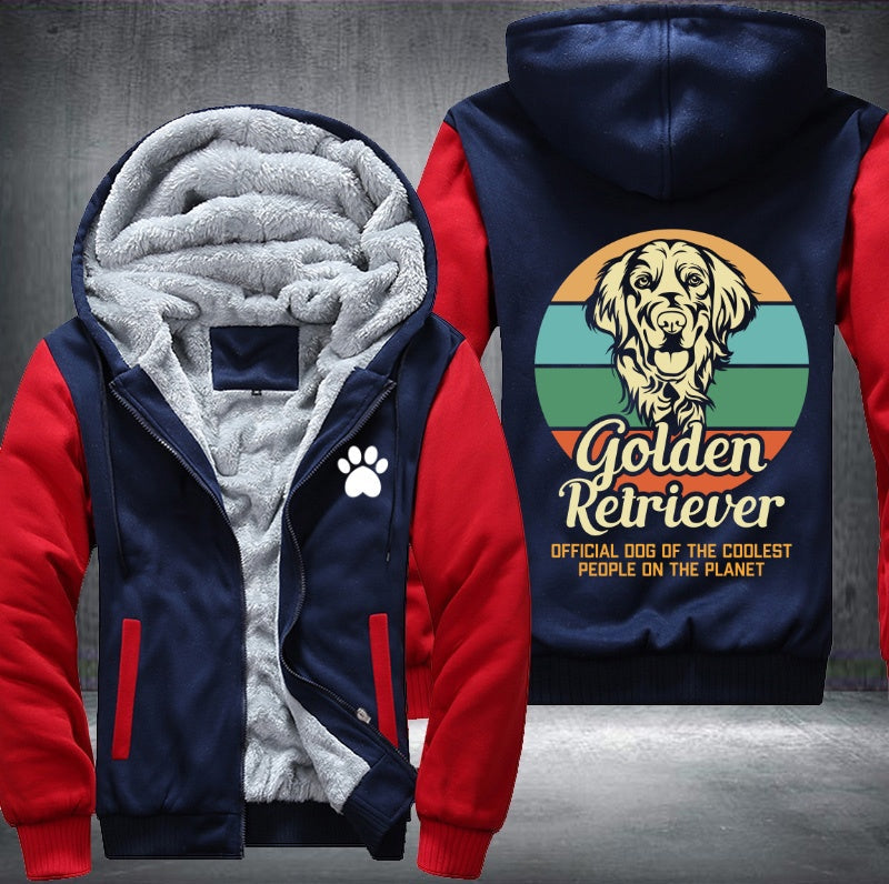 Golden Retriever official dog Fleece Jacket