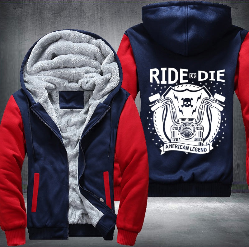 Ride or die American legend Fleece Jacket