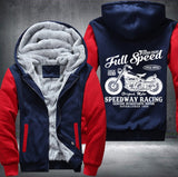 Full speed speedway racing Fleece Jacket