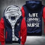 Wife mom nurse Fleece Jacket