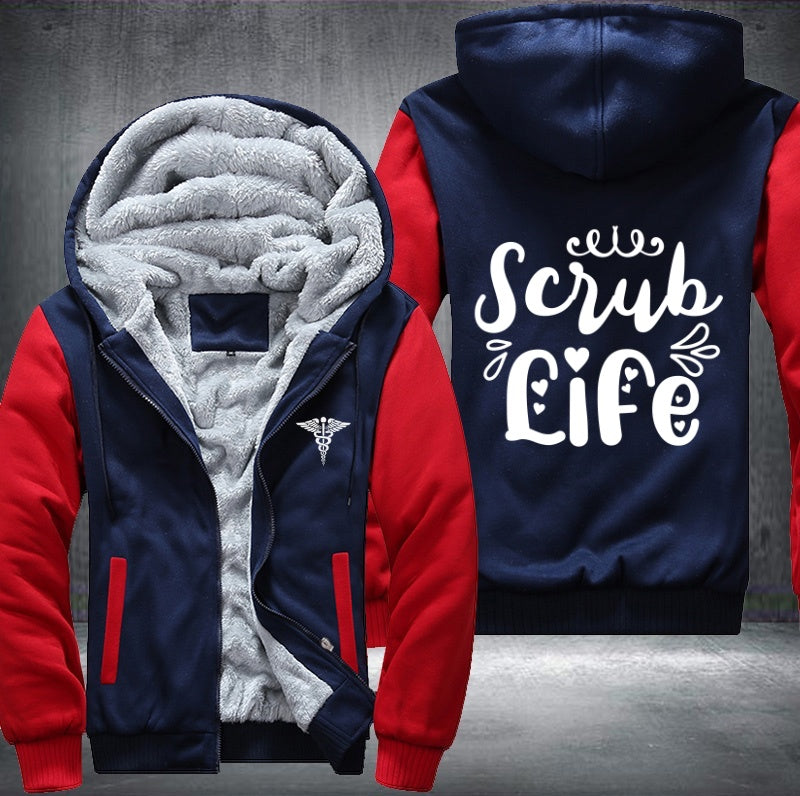 Nurse Scrub Life Fleece Jacket