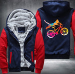 Cat Bicycle Fleece Jacket